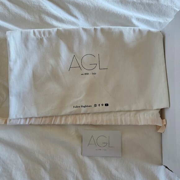 AGL Sista Platform Mule Black Leather - Picture 4 of 5